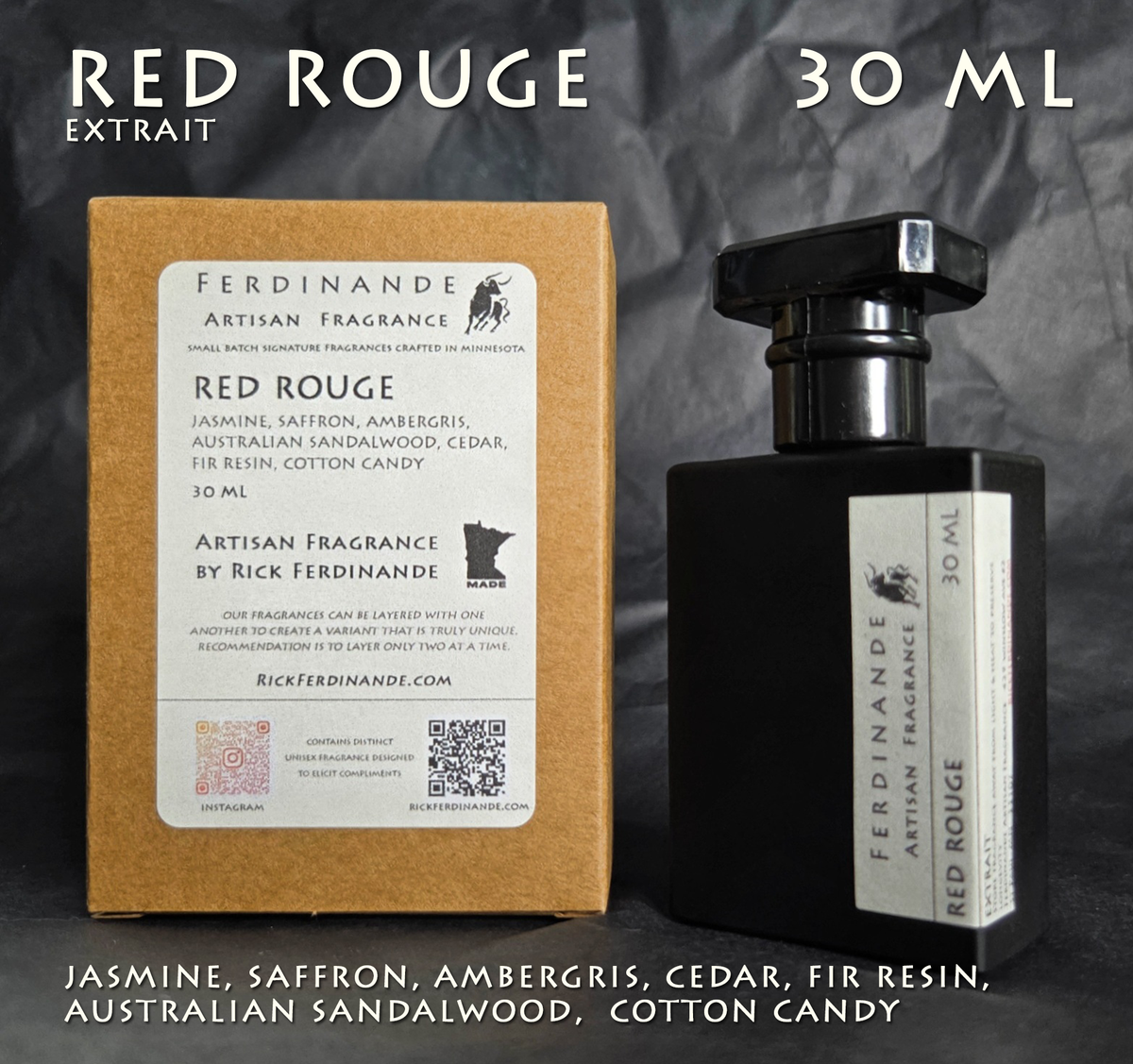 RED ROUGE 30 ML UNISEX by FERDINANDE ARTISAN FRAGRANCE